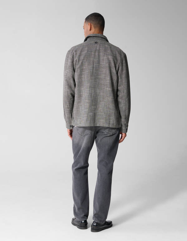 Kariertes Overshirt Grau SHOEBY MEN