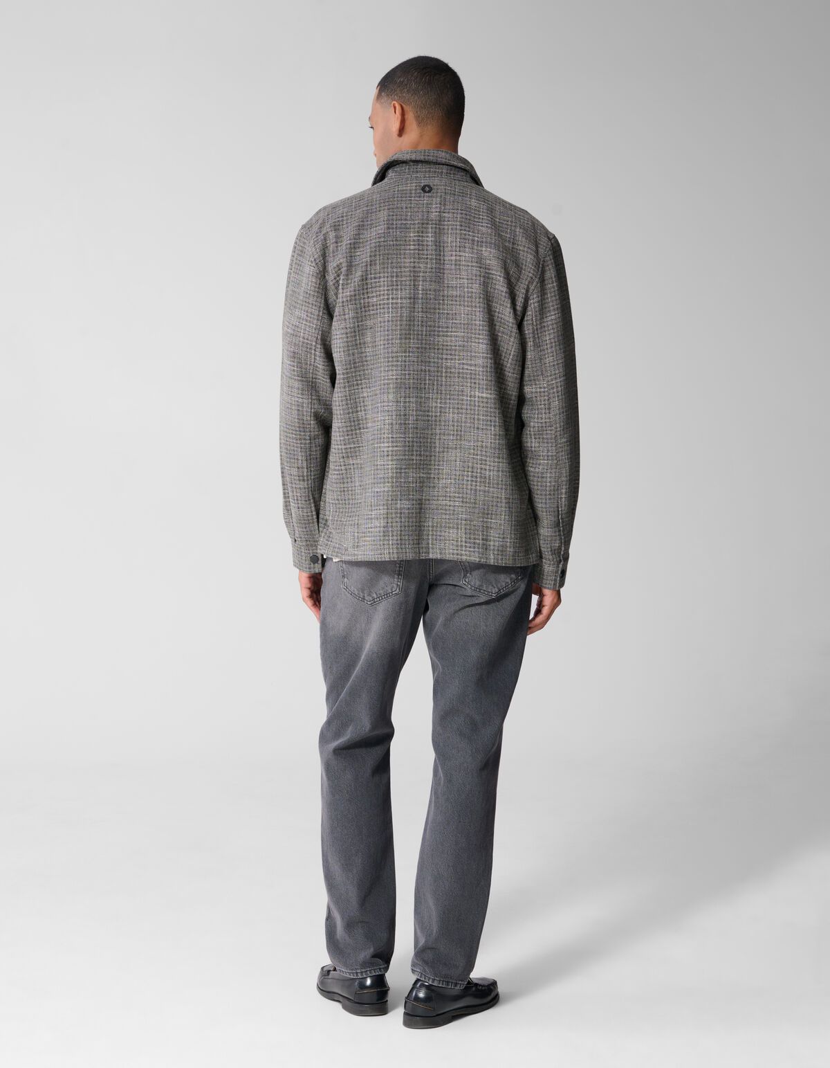 Kariertes Overshirt Grau SHOEBY MEN