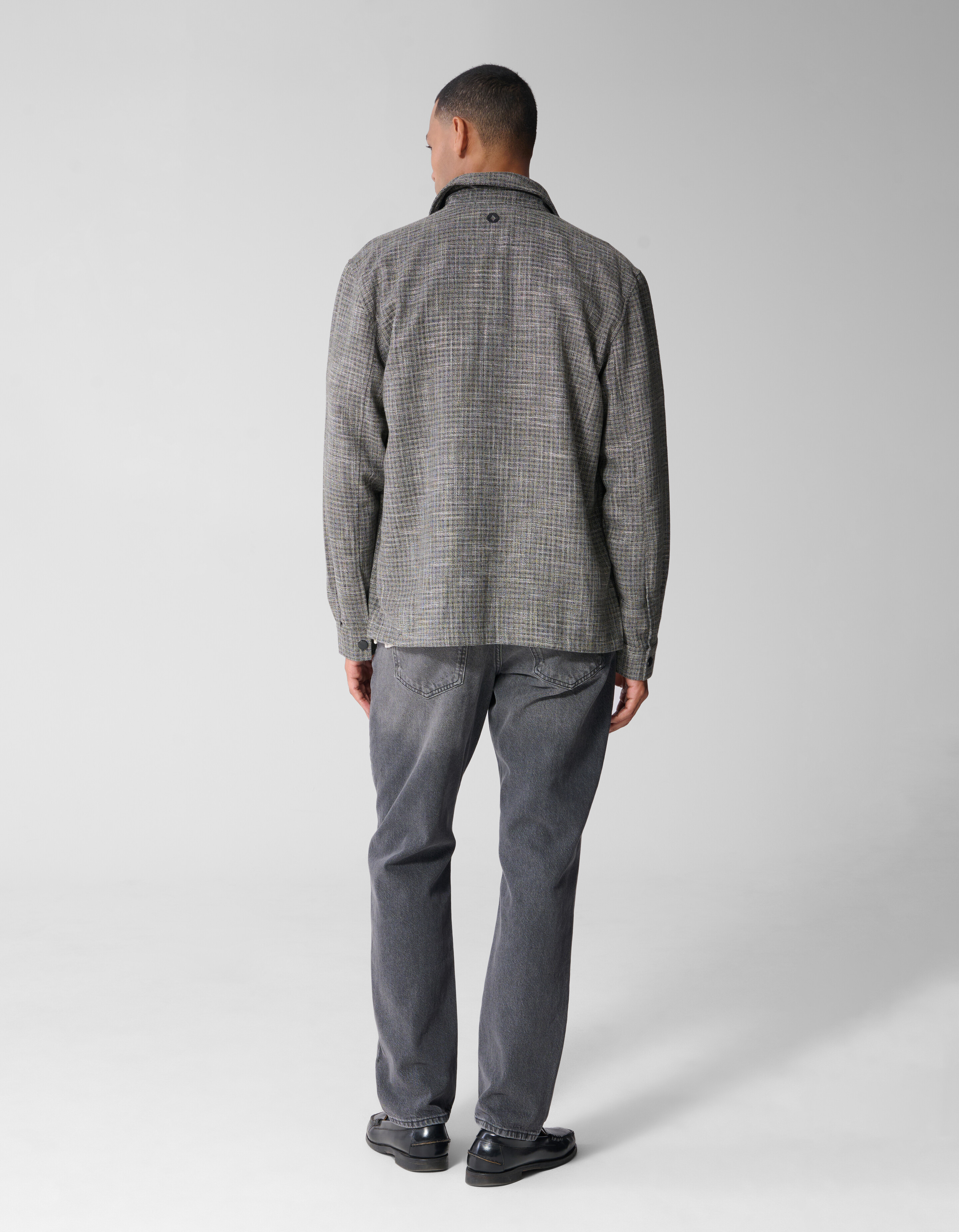 Kariertes Overshirt Grau SHOEBY MEN