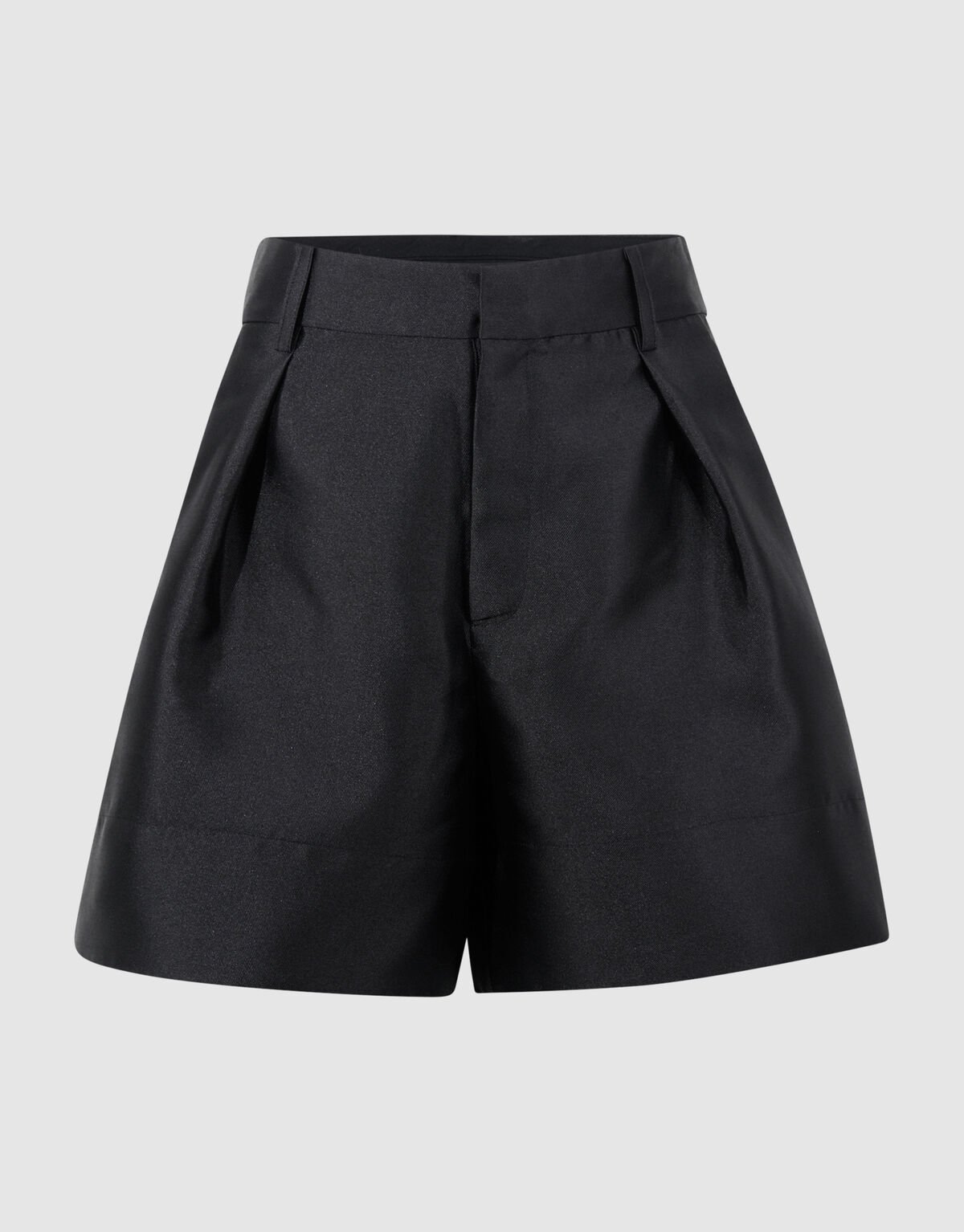 Satin Twill Shorts Black SHOEBY WOMEN