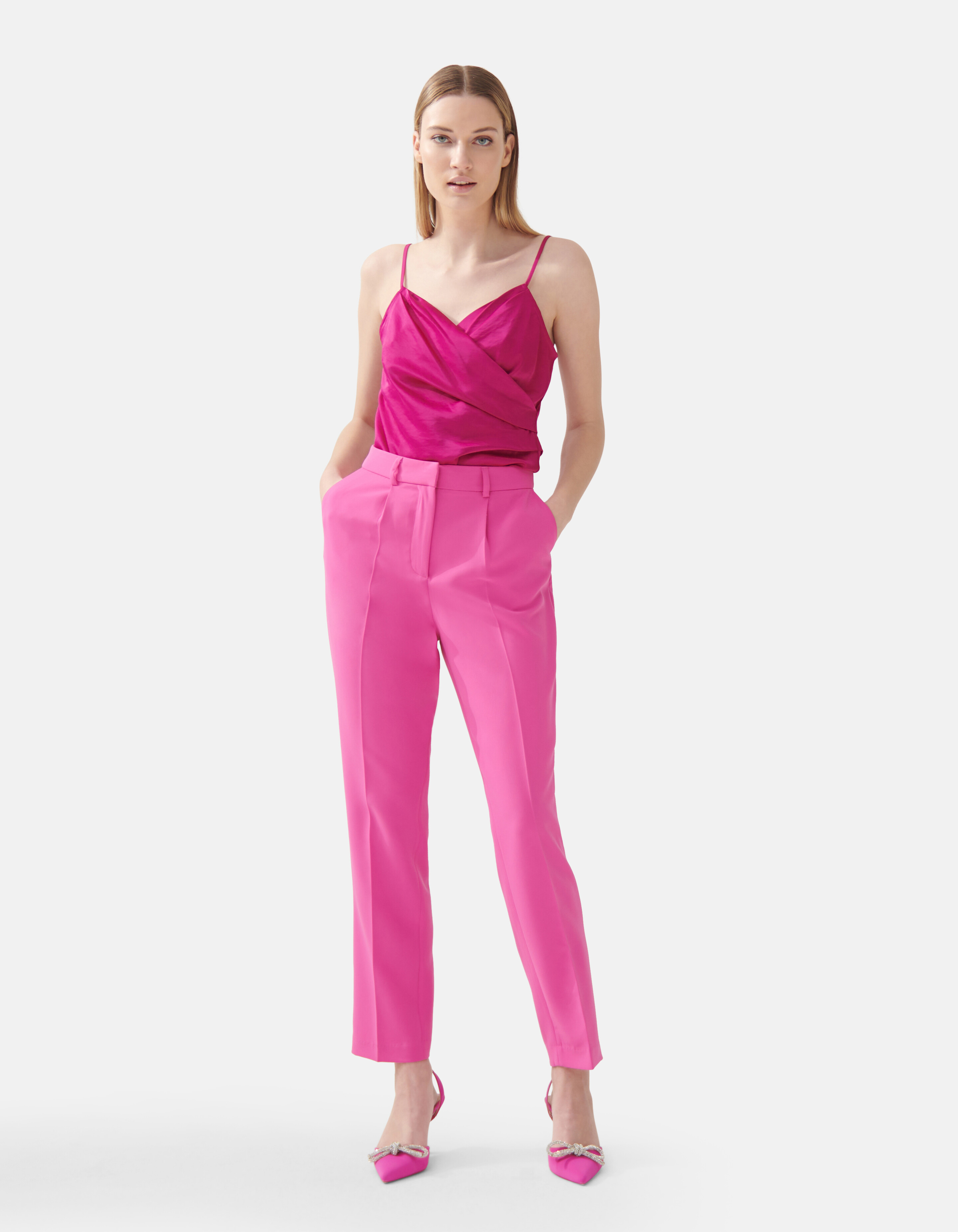 Gerade geschnittene Hose Rosa SHOEBY WOMEN