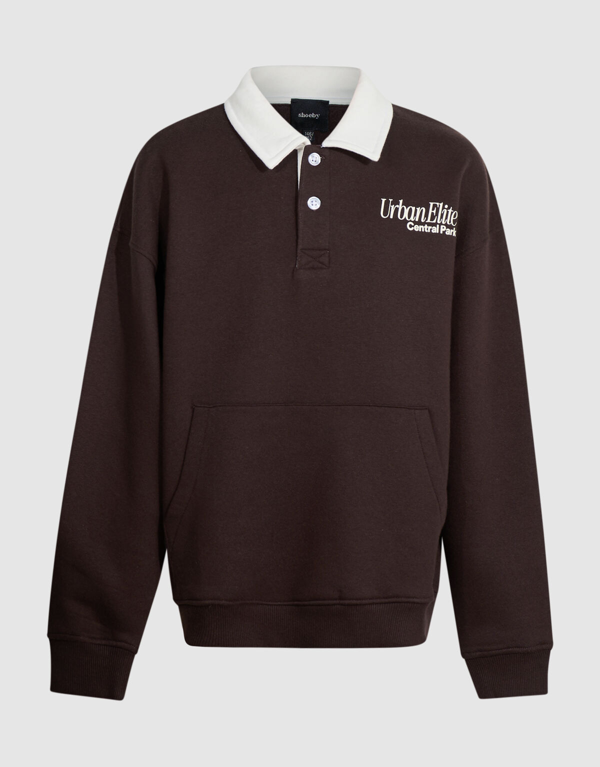 Pocket Polo Sweater Dunkelbraun SHOEBY BOYS