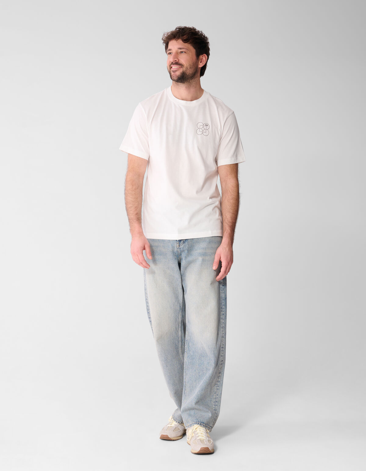 Spark Artwork T-Shirt Wei&szlig; SHOEBY MEN