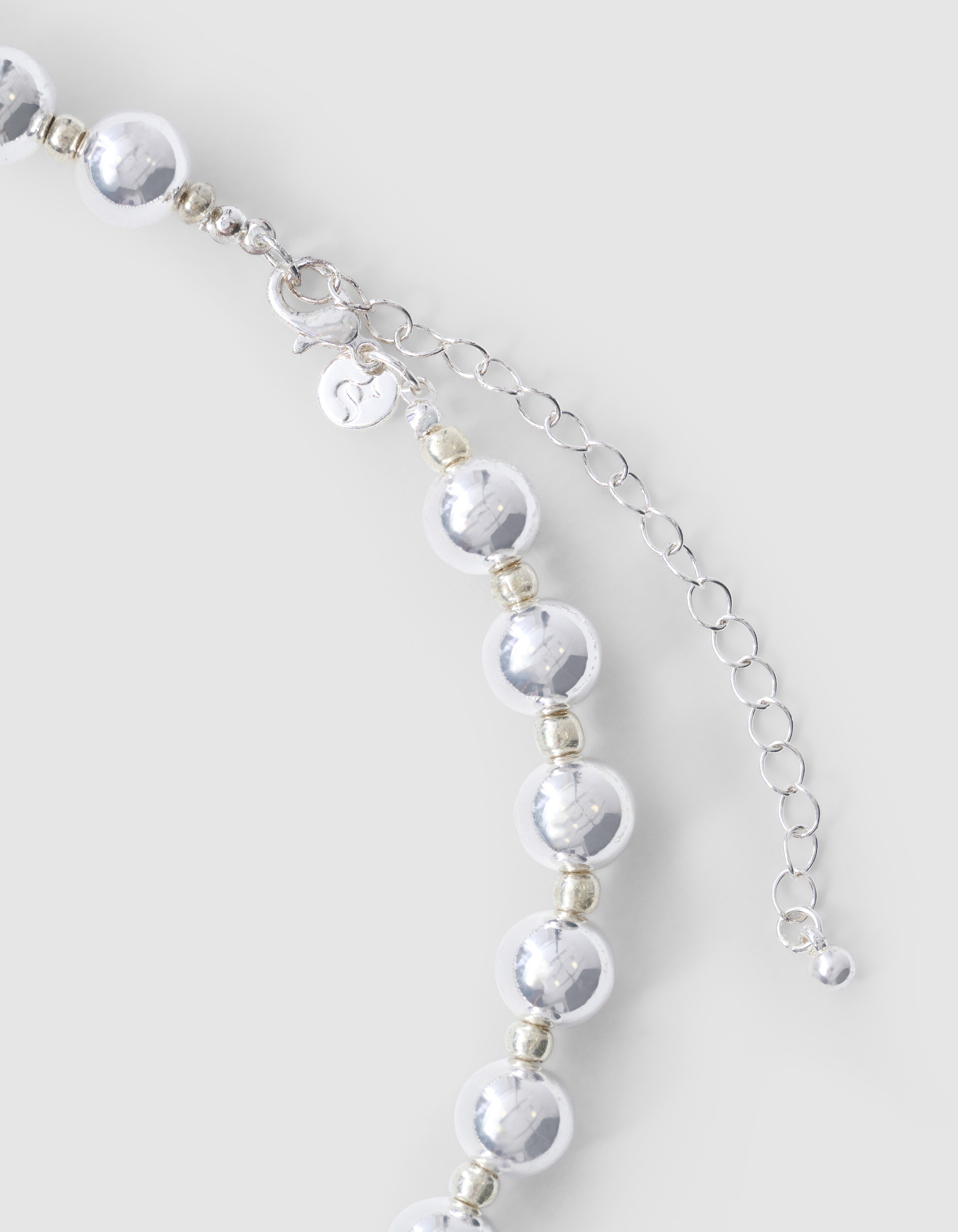 Beaded Halskette Silber SHOEBY ACCESSOIRES