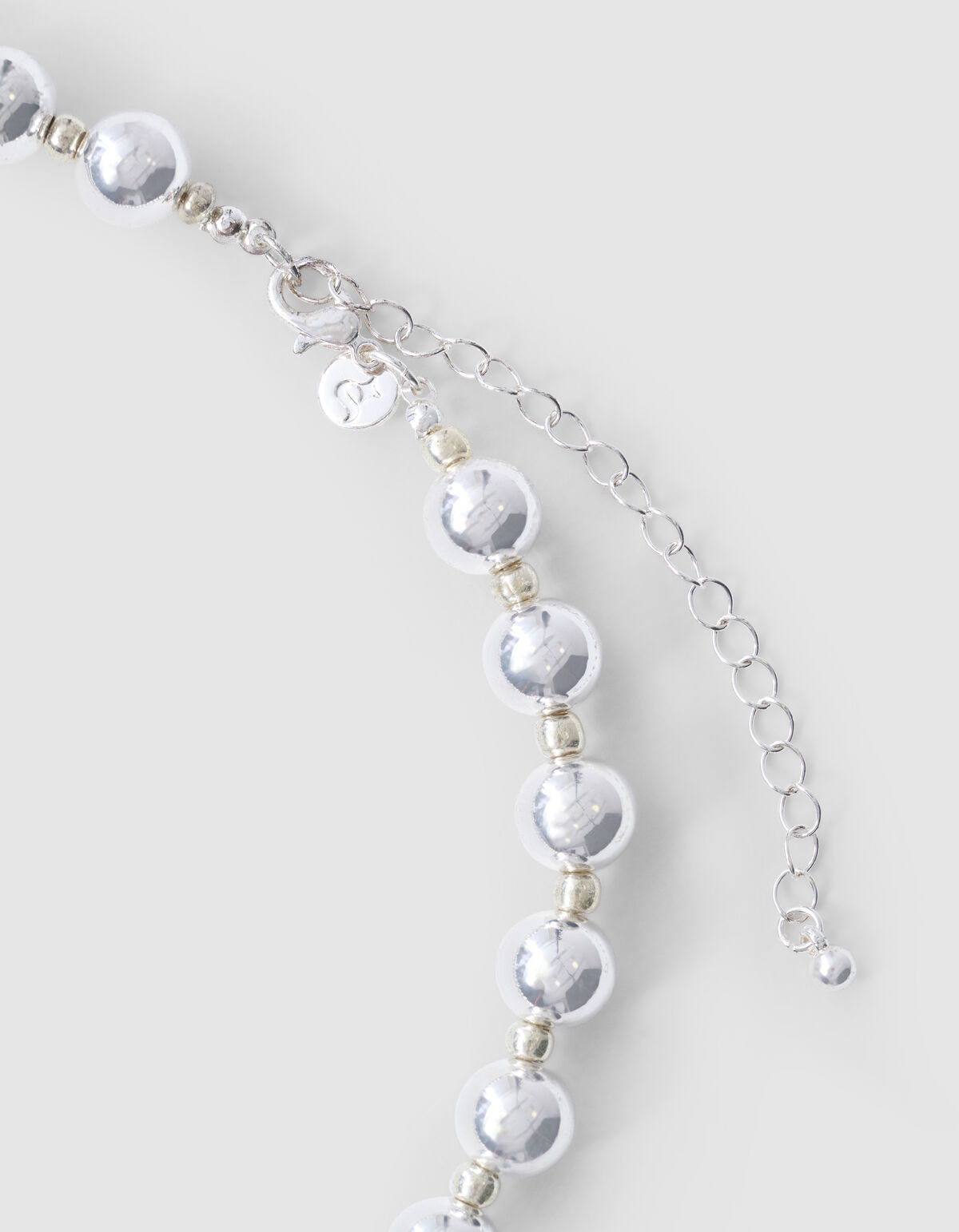 Beaded Halskette Silber SHOEBY ACCESSOIRES