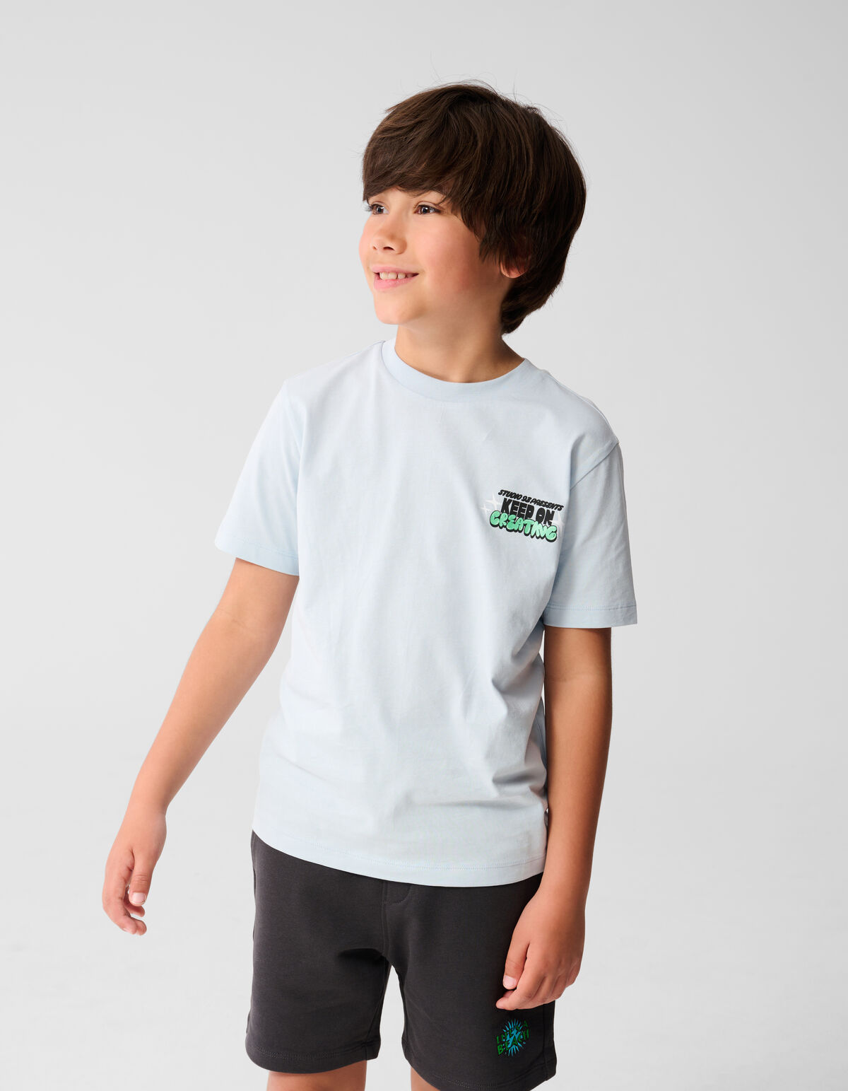 Creating Artwork T-Shirt Hellblau SHOEBY BOYS