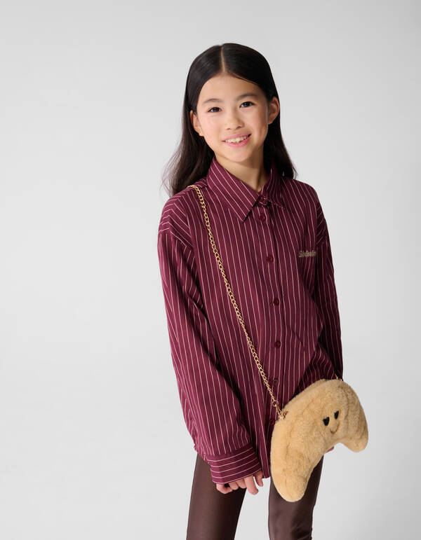 Bluse mit Spitzen-Nadelstreifen und Oversize-Passf SHOEBY GIRLS