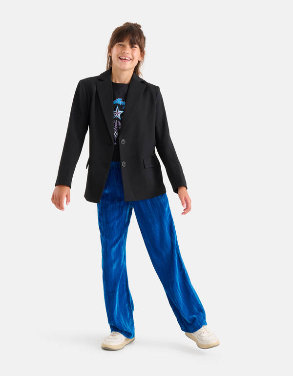 Entspannter Blazer Schwarz SHOEBY GIRLS