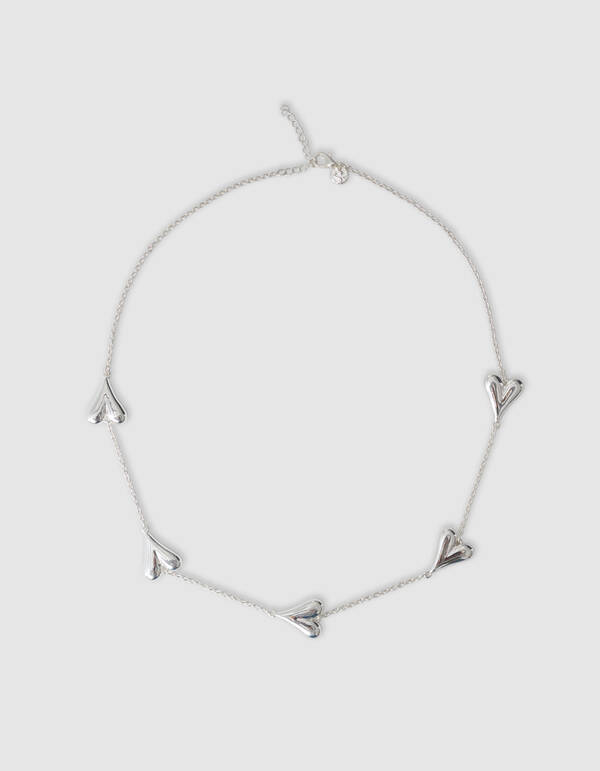 Herz Kette Silber SHOEBY ACCESSOIRES