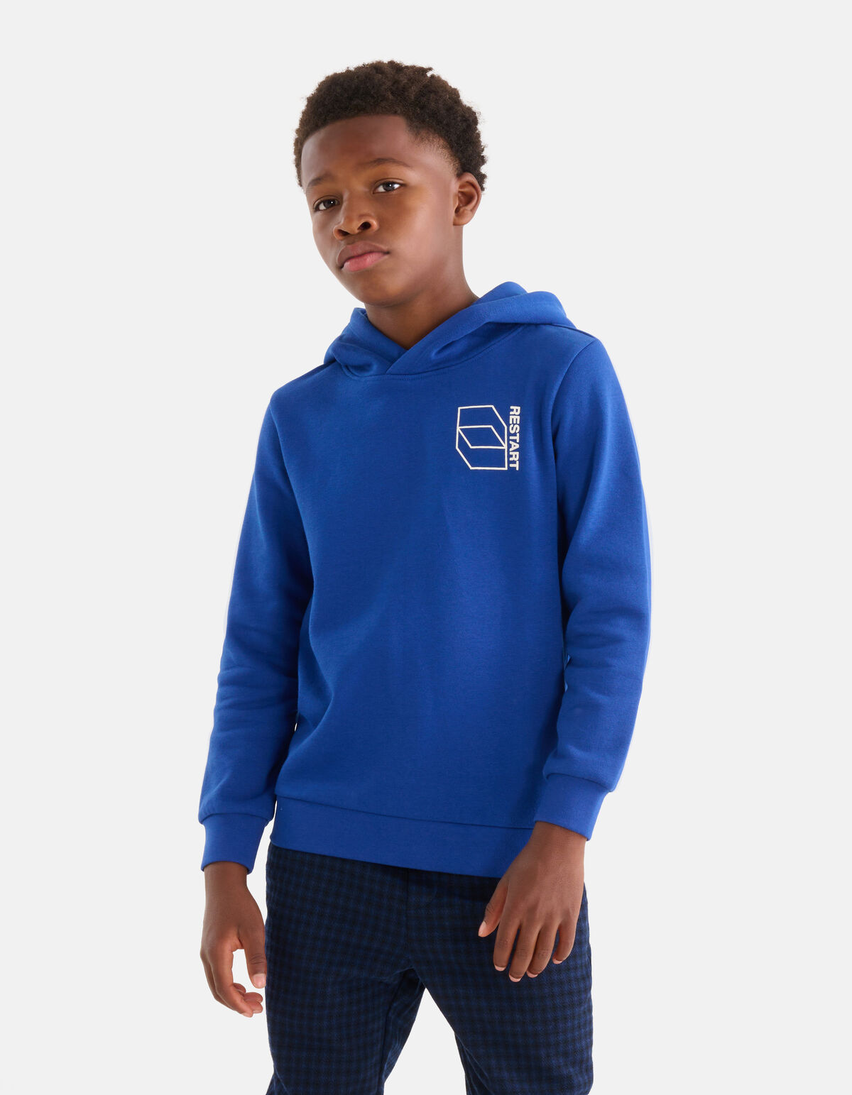 Print Hoodie Kobaltblau SHOEBY BOYS