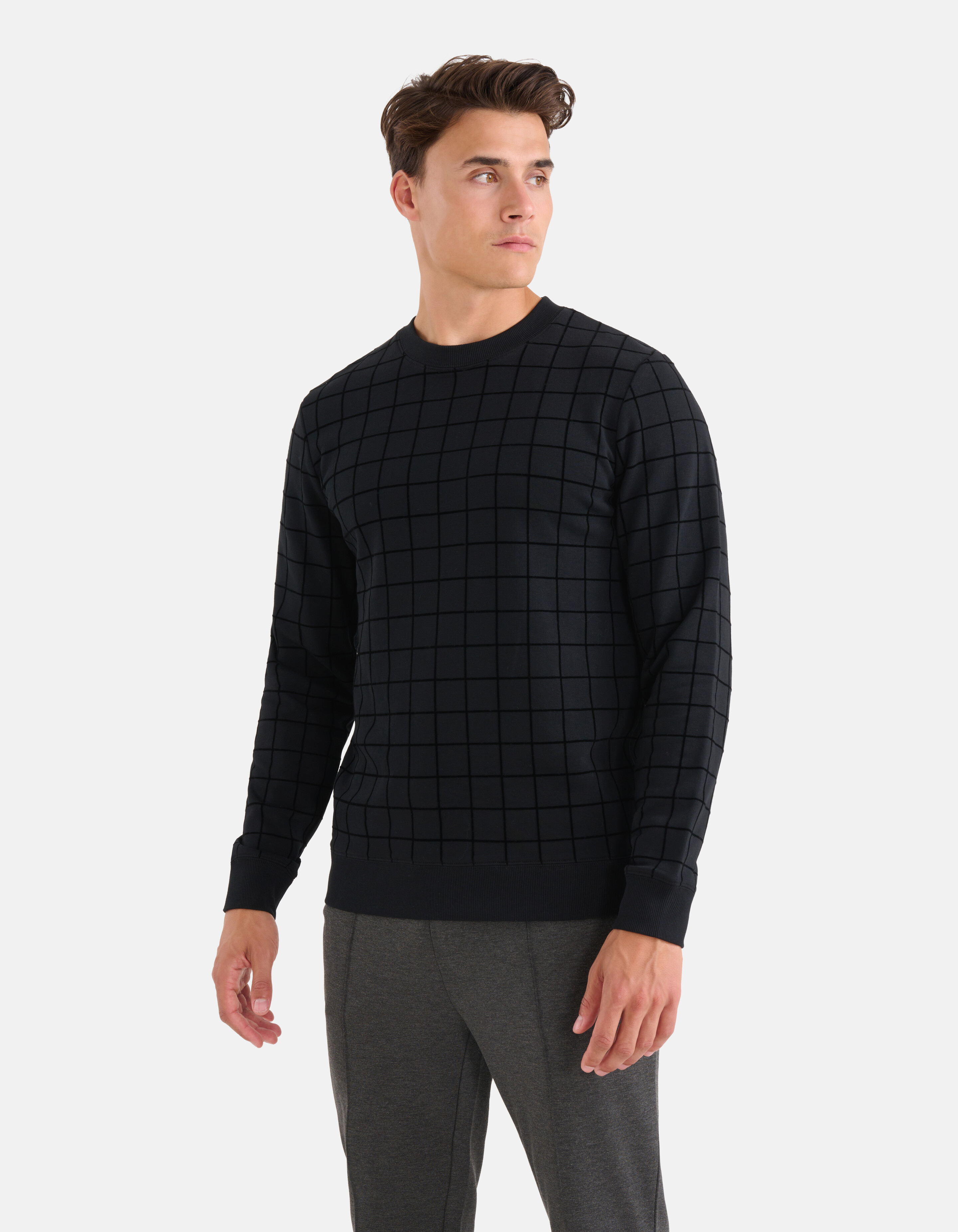 Samtpullover Schwarz SHOEBY MEN