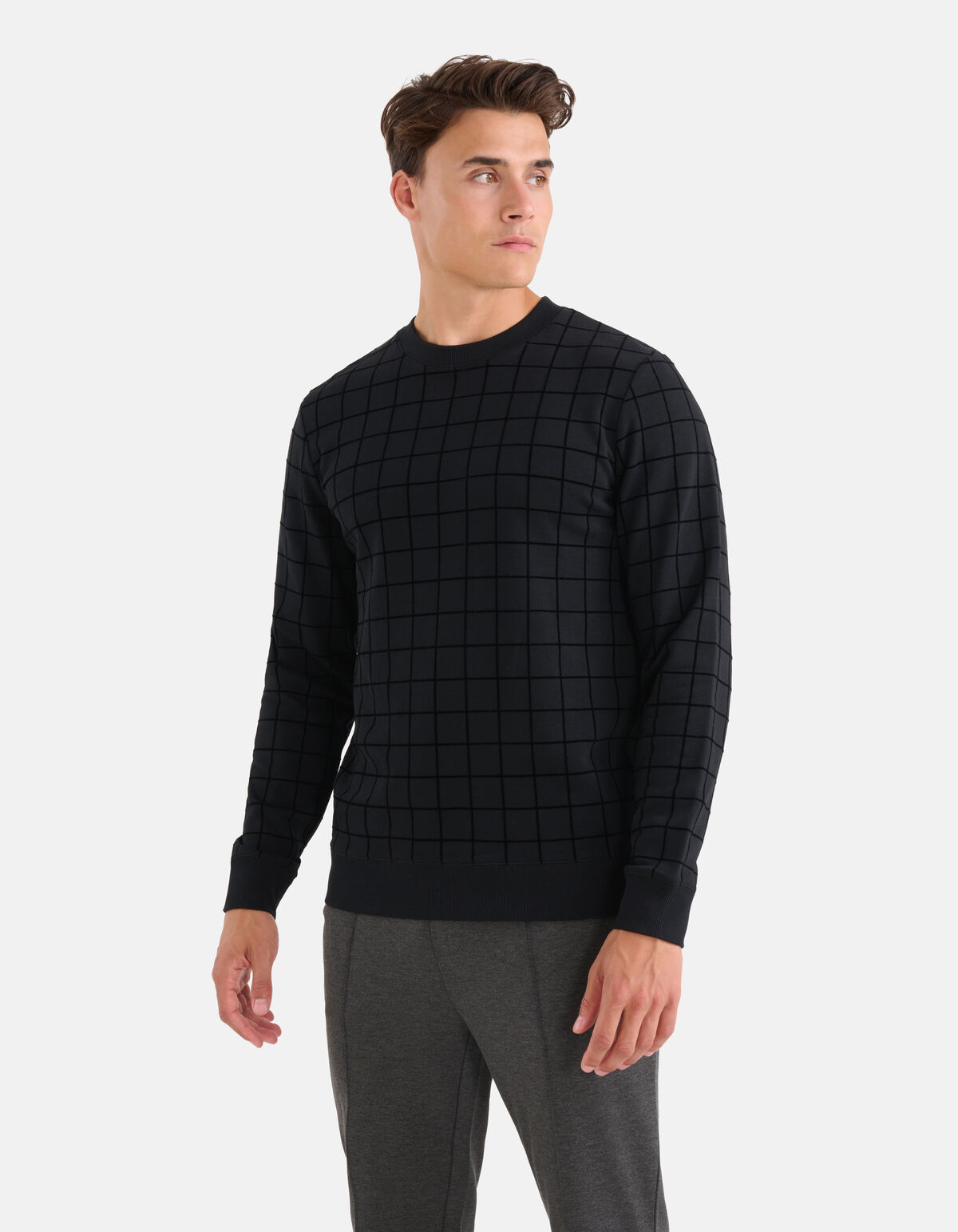 Samtpullover Schwarz SHOEBY MEN