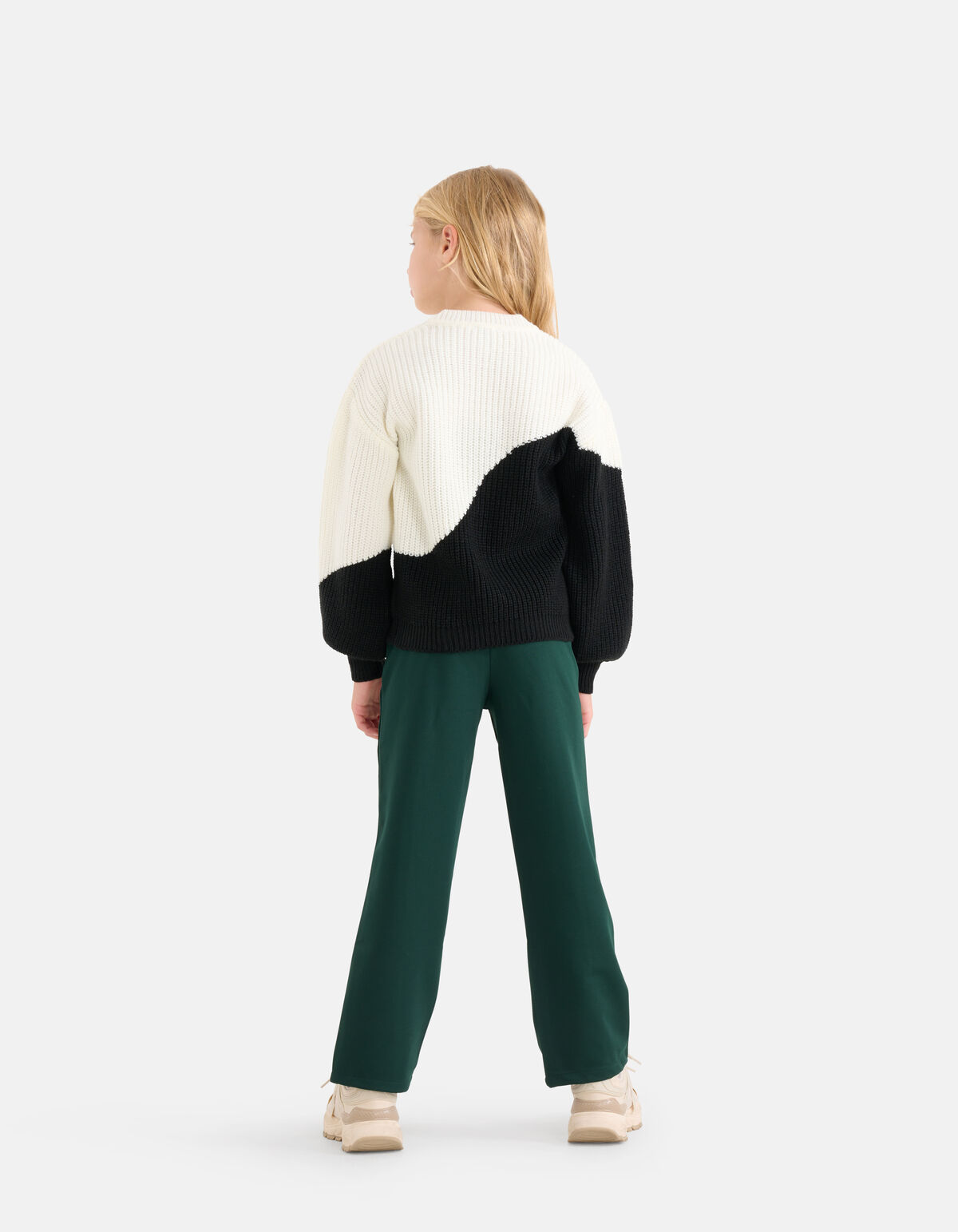 Basic-Hose mit weitem Bein Dunkelgrün SHOEBY GIRLS