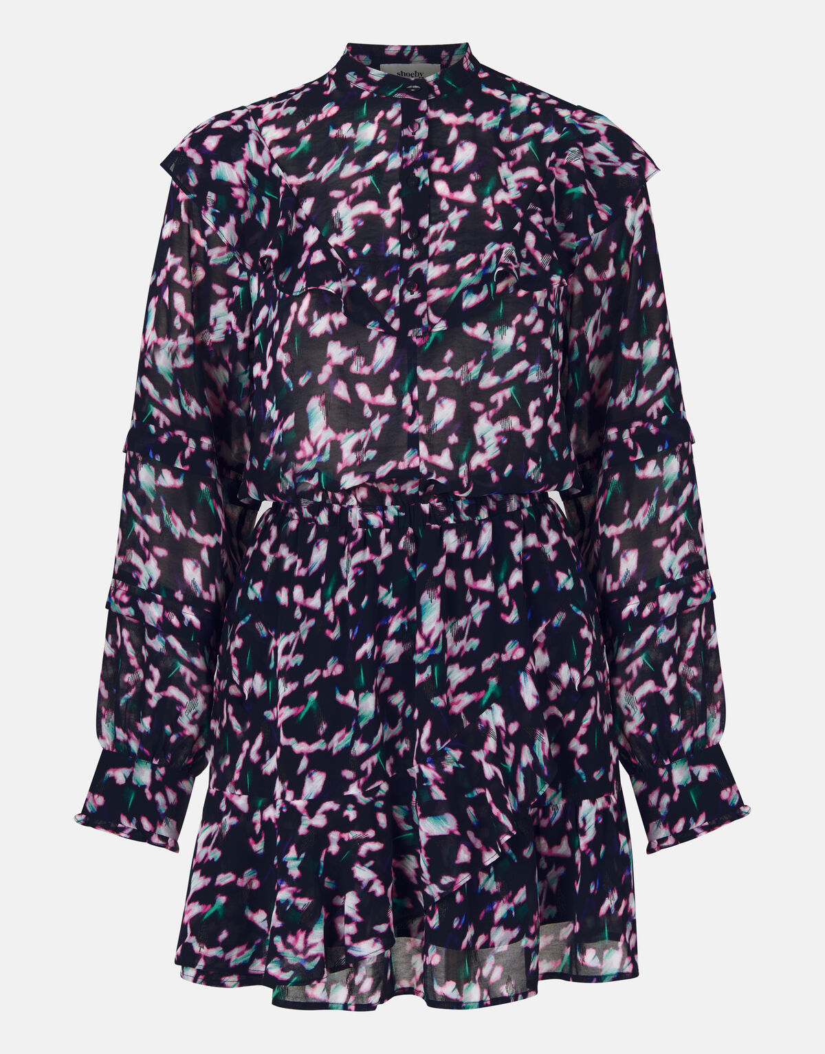 Kleid mit abstraktem Druck SHOEBY WOMEN