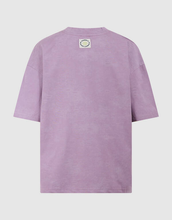 Oversized Washed Label T-Shirt Helllila SHOEBY BOYS