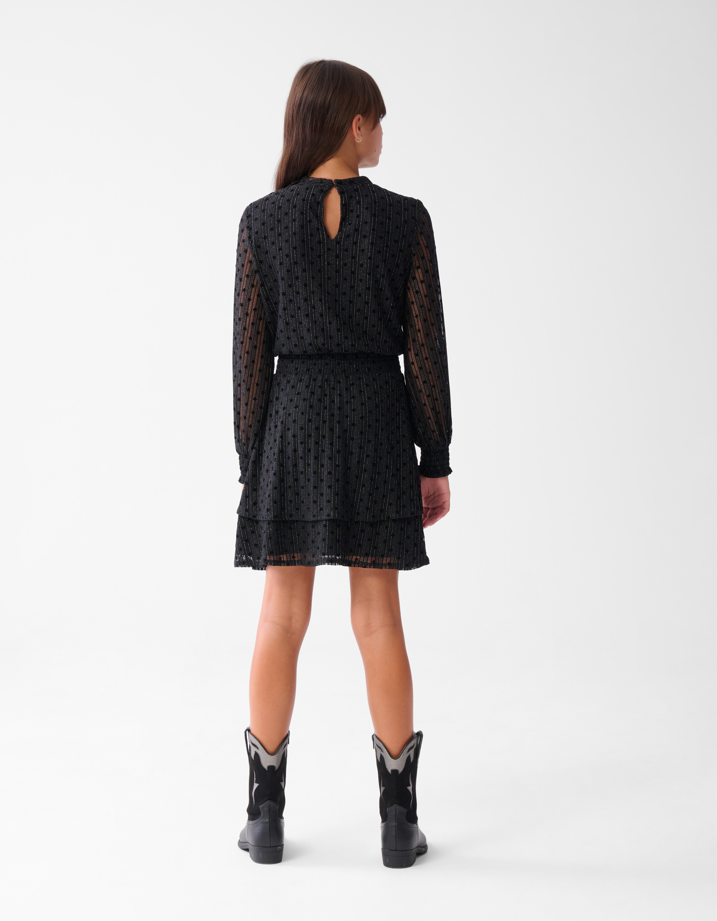 Mesh Kleid Schwarz SHOEBY GIRLS