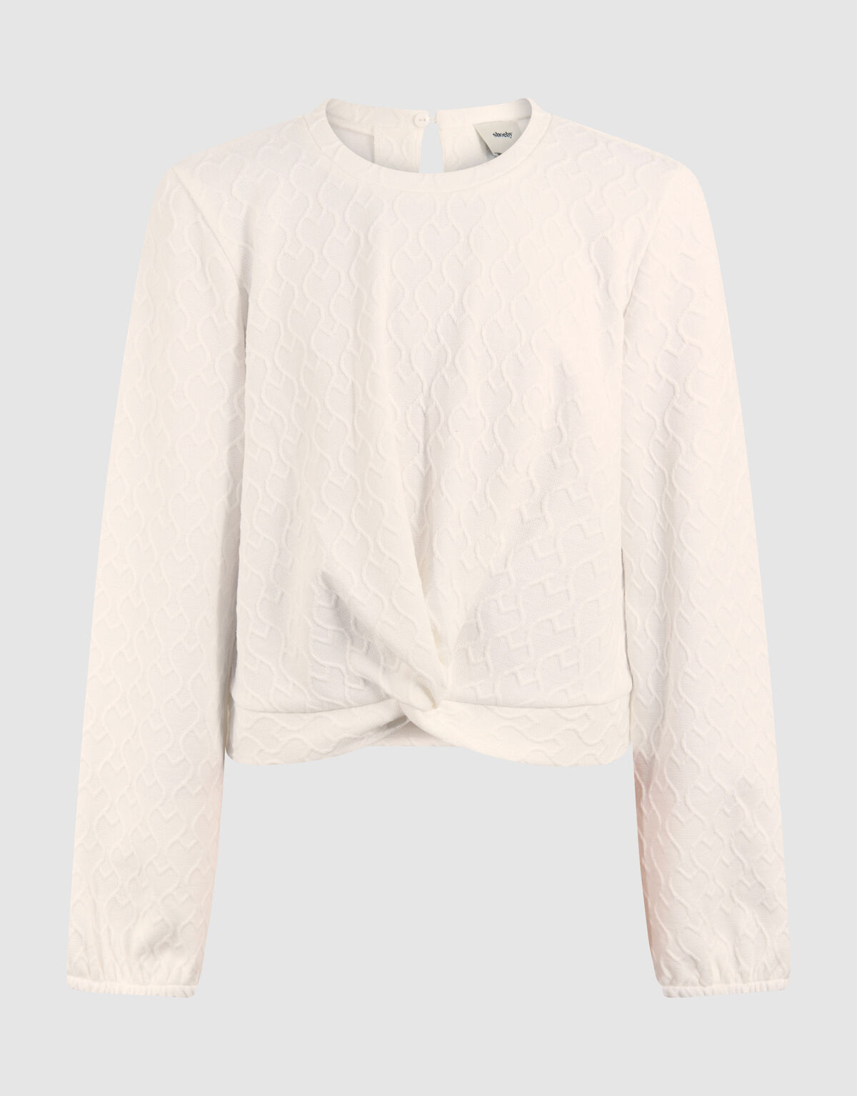Herz-Wickeltop Off White SHOEBY GIRLS