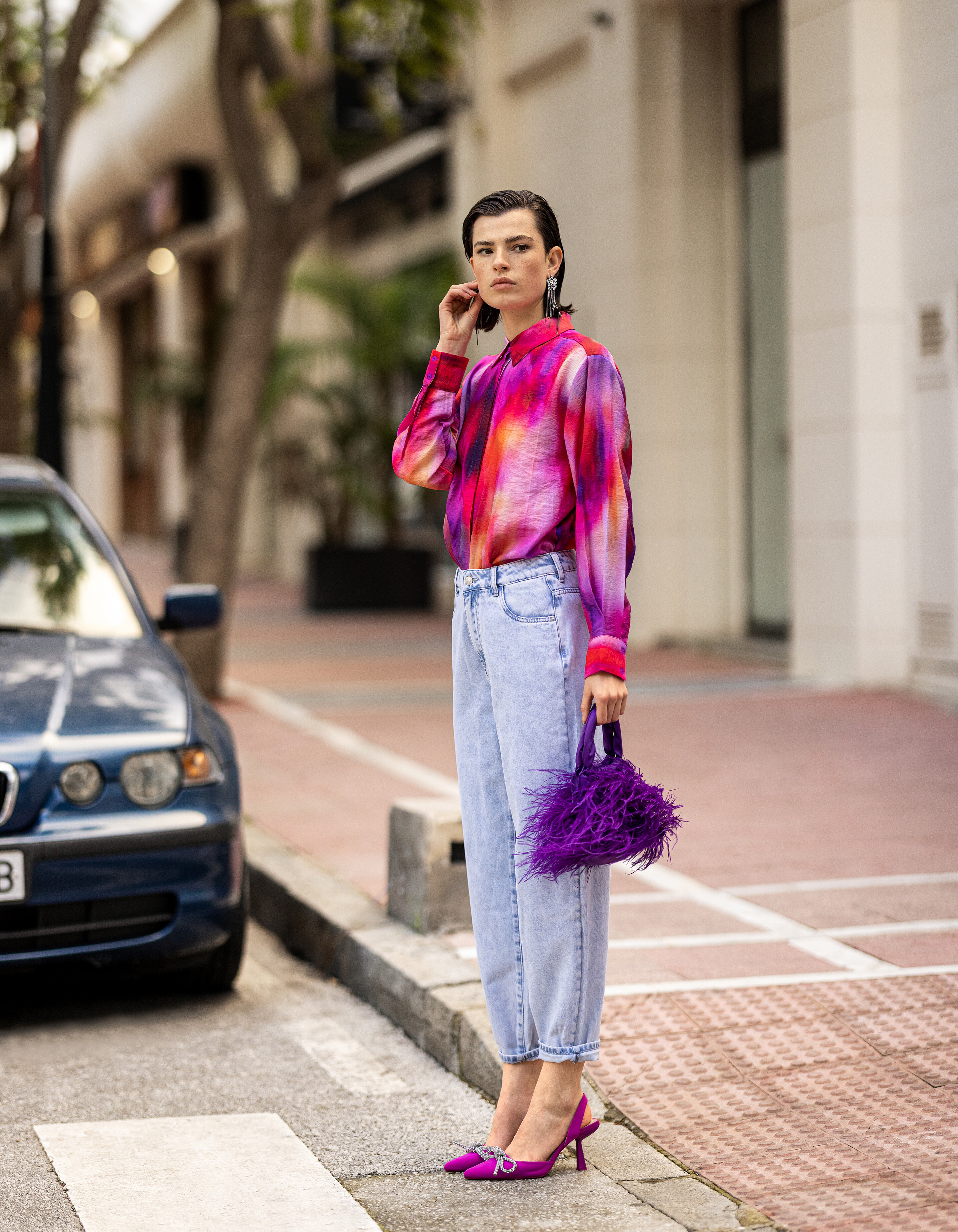 Bunte Tie Dye Bluse SHOEBY WOMEN