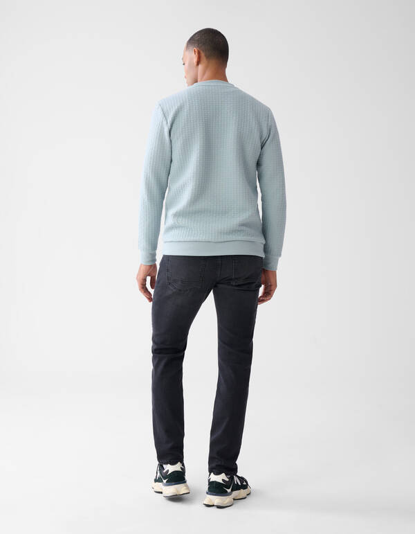 Slim Fit Jeans Washed Black L32 SHOEBY MEN