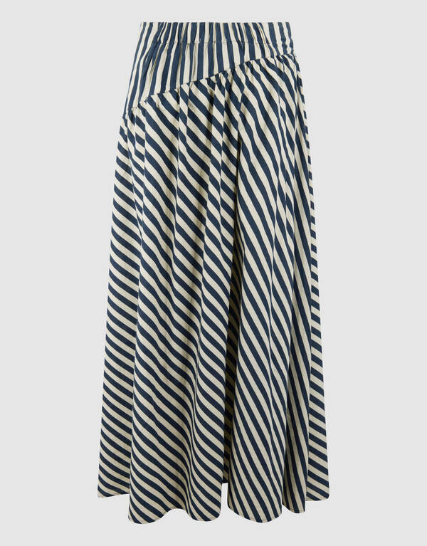 Gestreifter Maxi-Rock Hellgr&uuml;n von Lonneke SHOEBY WOMEN