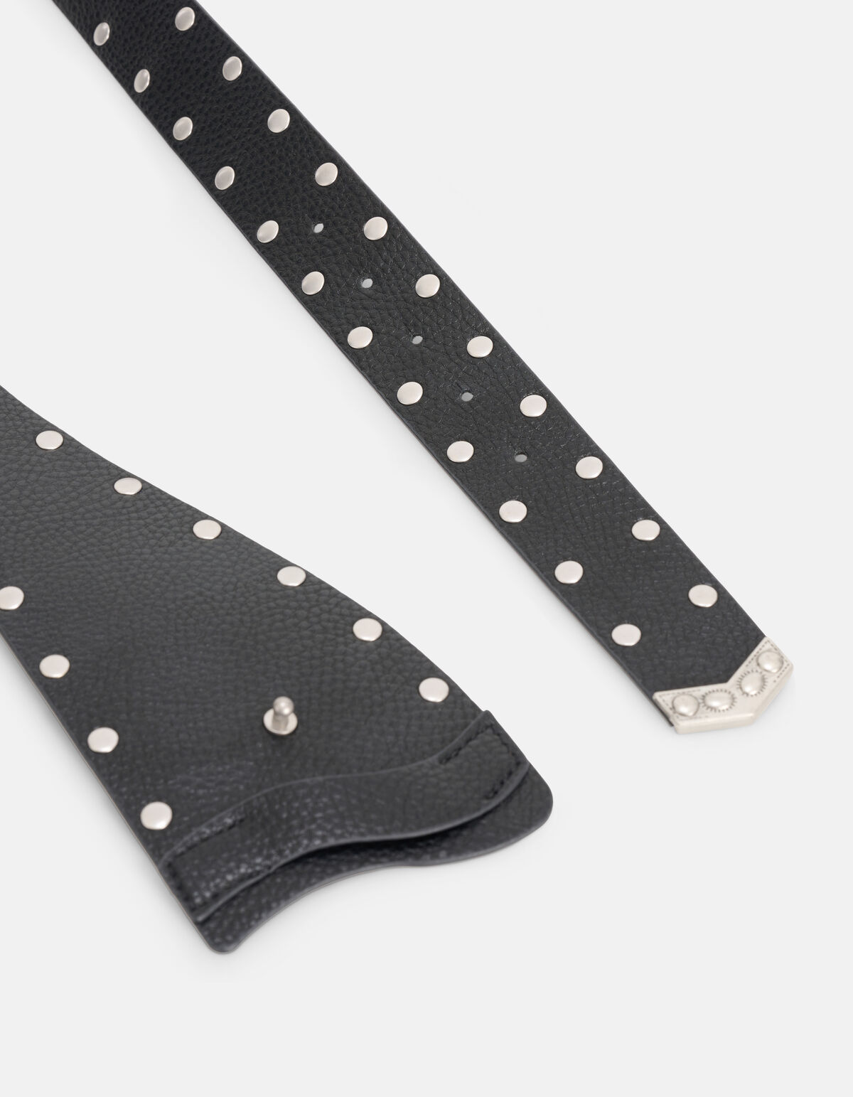 Taillengürtel mit Nieten Schwarz SHOEBY ACCESSOIRES