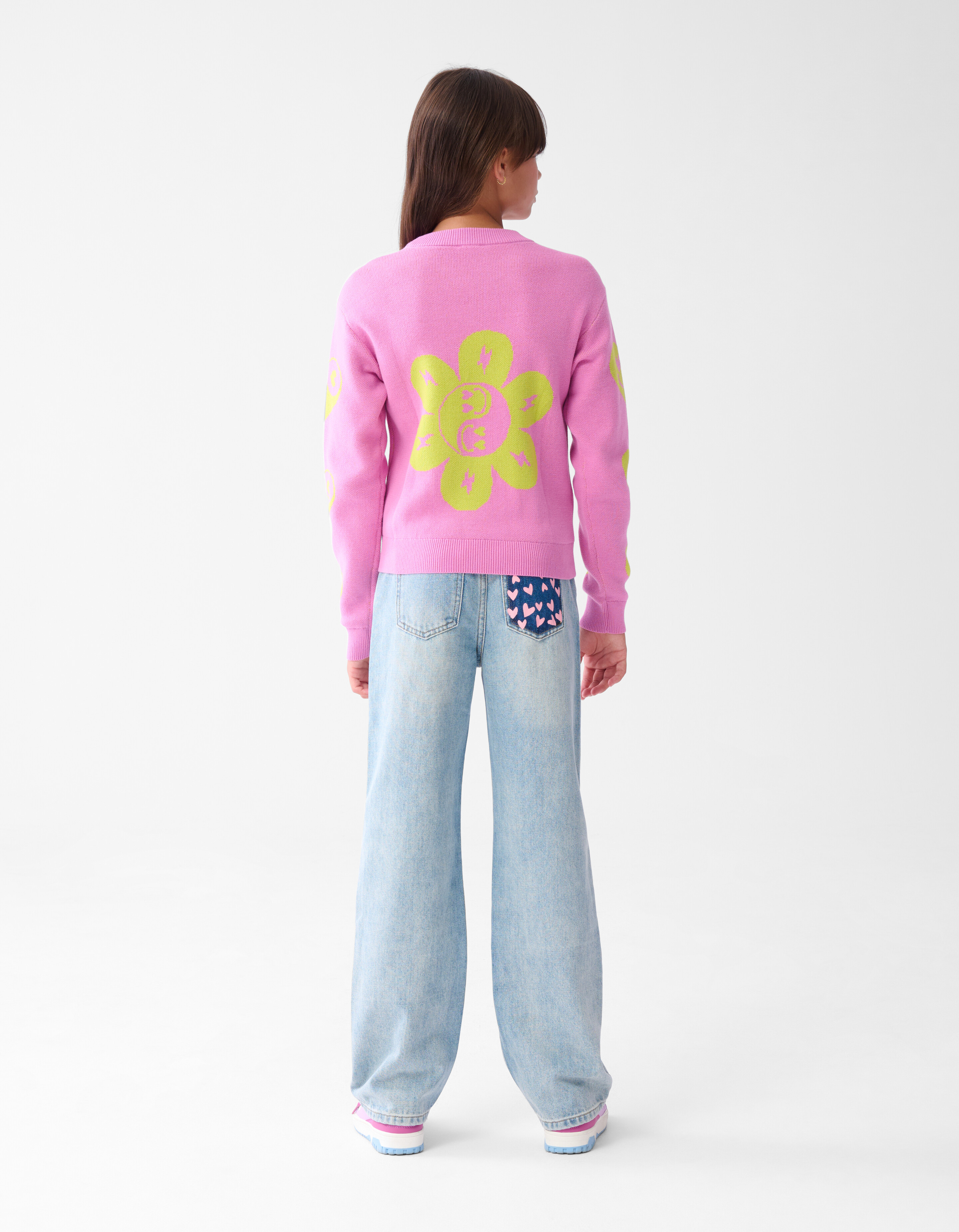 Bedruckter Pullover Rosa SHOEBY GIRLS