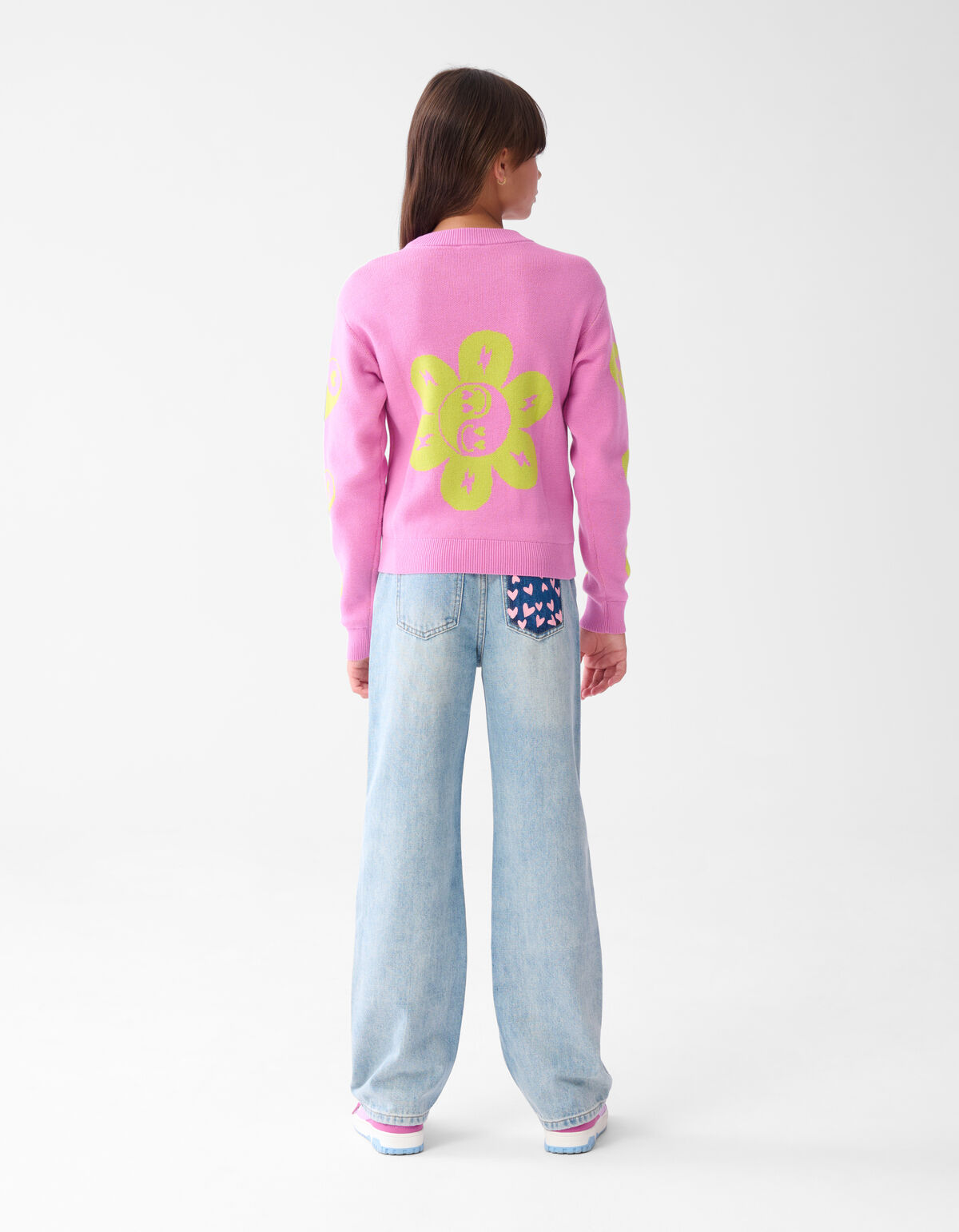 Bedruckter Pullover Rosa SHOEBY GIRLS