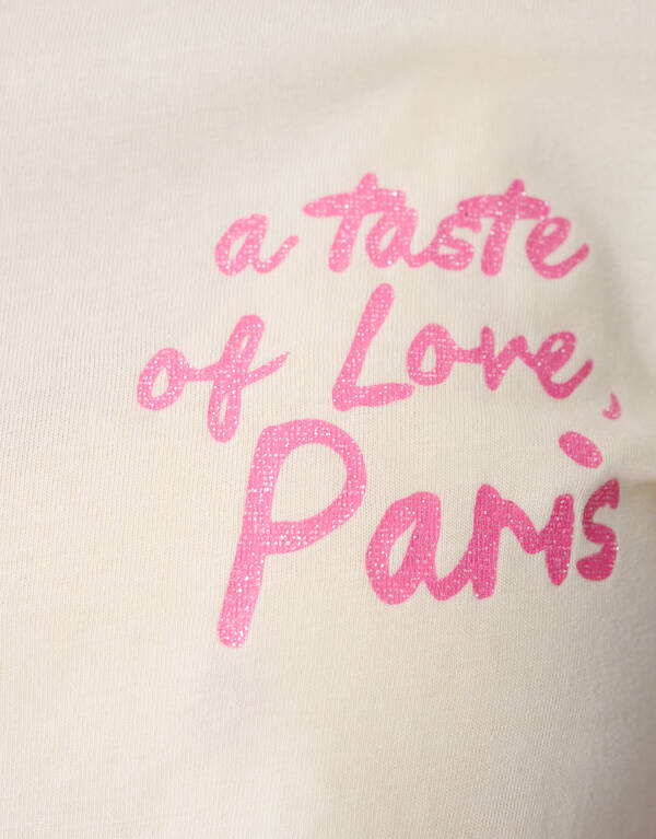 Taste Of Love Artwork T-Shirt Sand SHOEBY GIRLS