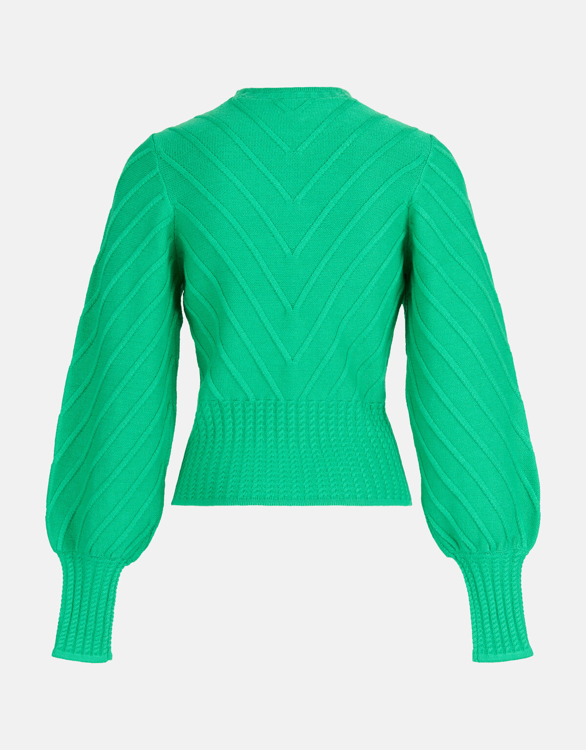 Diagonaler Pullover Grün SHOEBY WOMEN