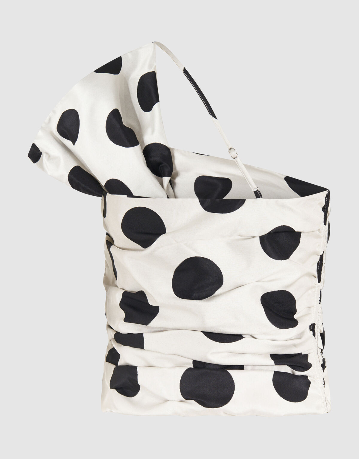 Schleifen-Top Schwarz/Wei&szlig; SHOEBY WOMEN