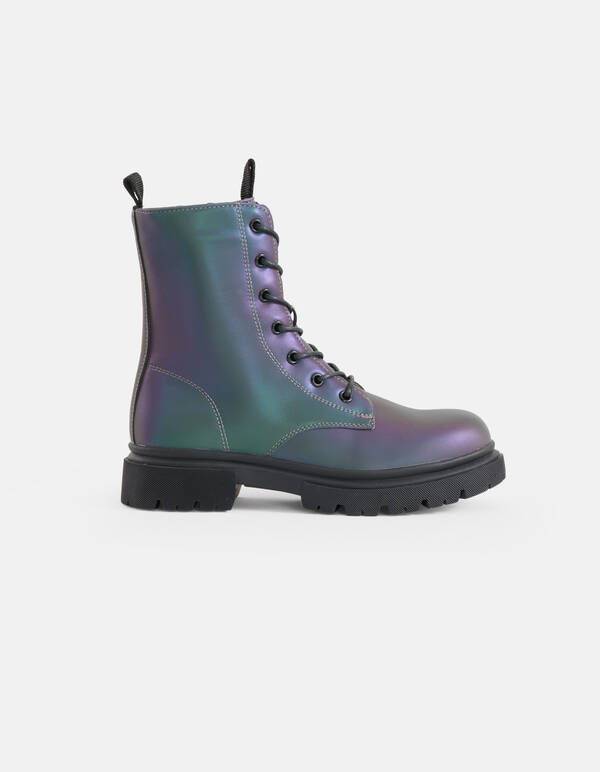 Hologramm-Stiefel Schwarz SHOEBY SHOES