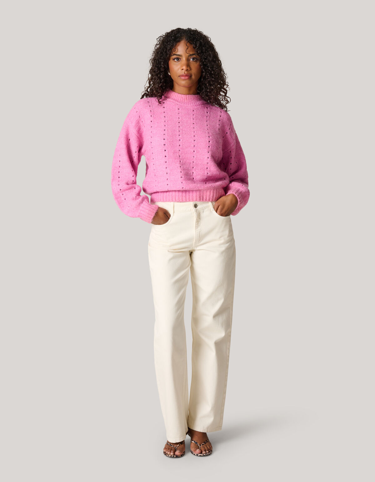 Offener Pullover Rosa SHOEBY WOMEN