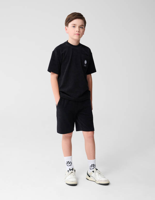 Towling Kurz Schwarz SHOEBY BOYS