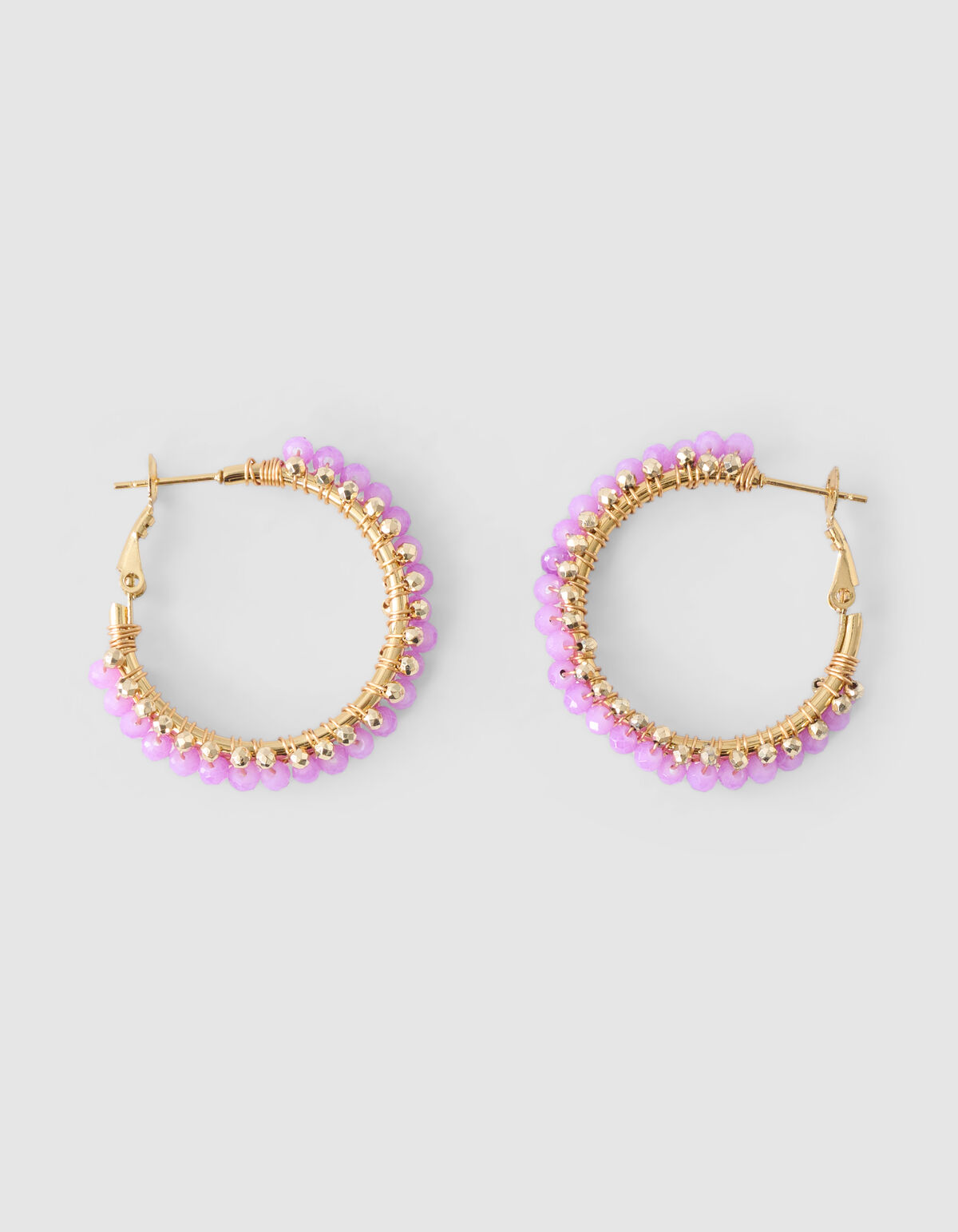 Perlenohrringe Rosa SHOEBY ACCESSOIRES