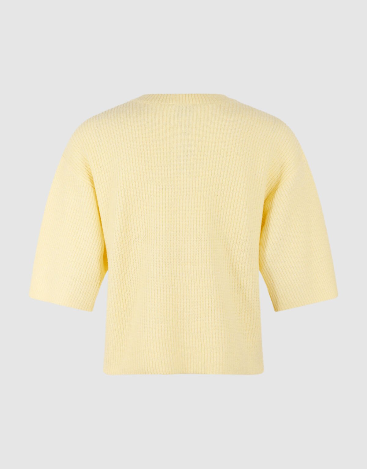 Korte Mouwen Vest Geel SHOEBY WOMEN