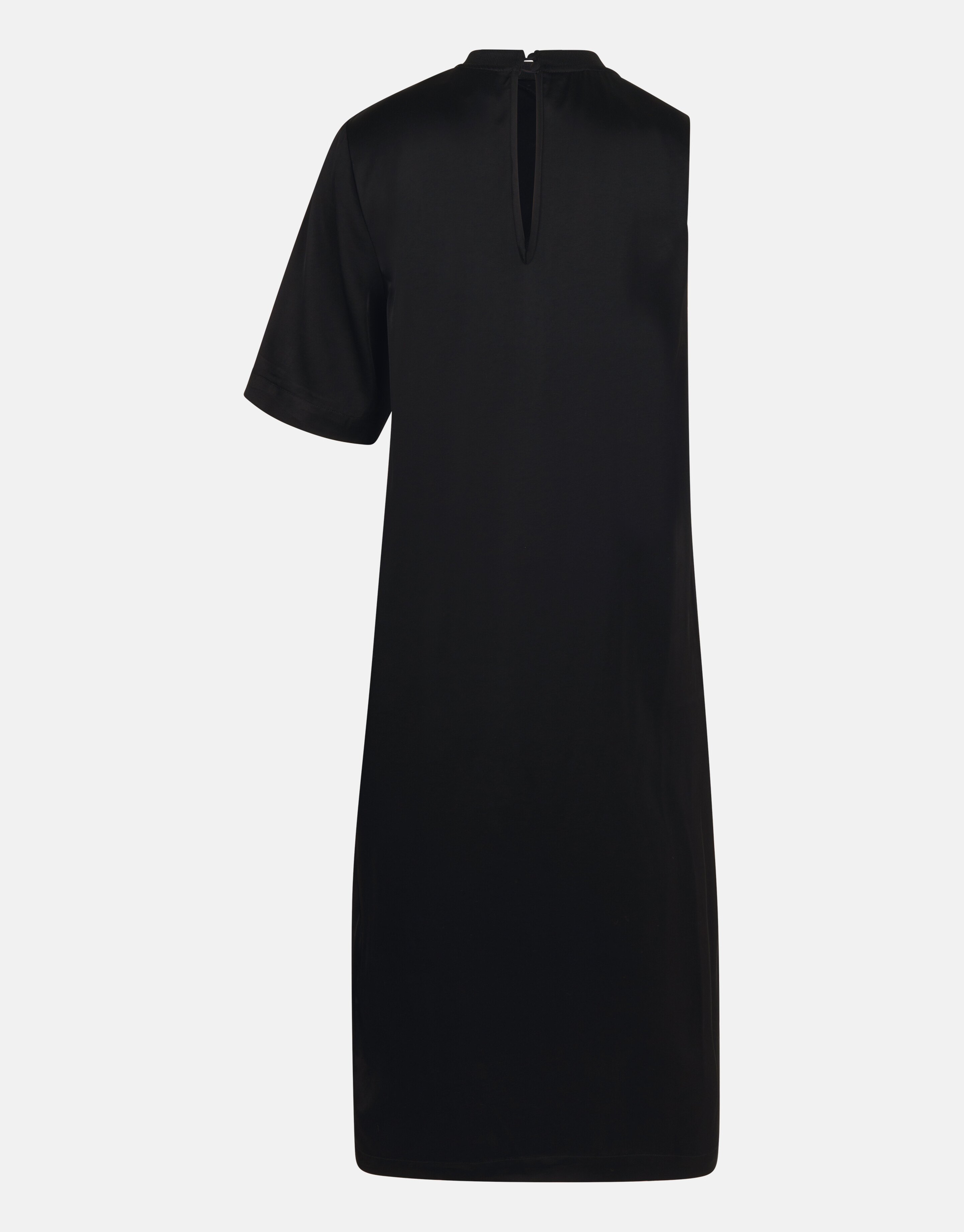 Satin-T-Shirt-Kleid Schwarz SHOEBY WOMEN