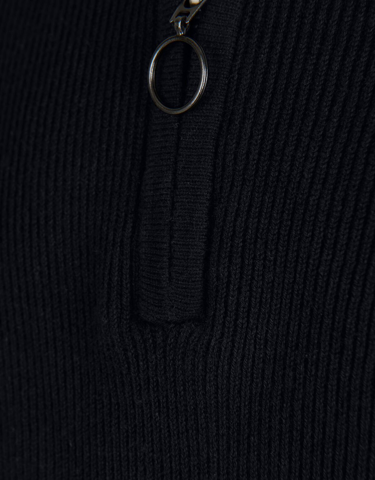 Pullover mit Reißverschluss Schwarz SHOEBY BOYS