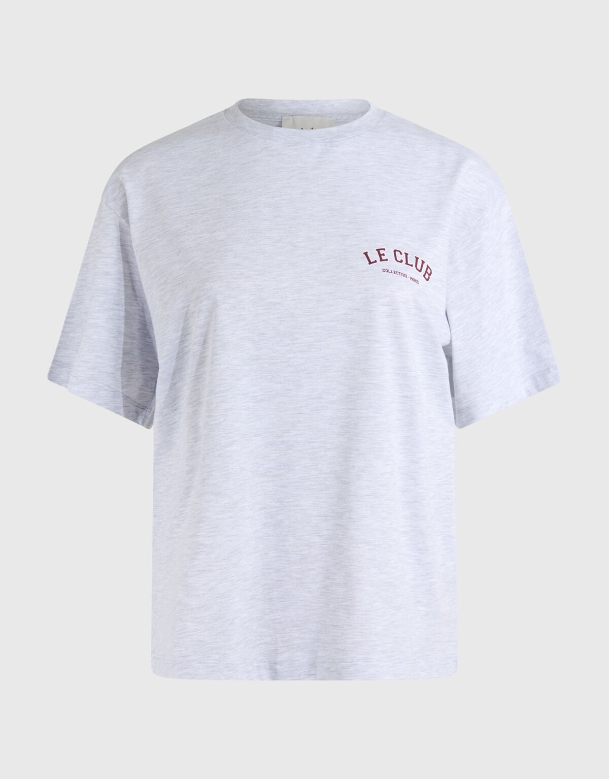 Übergroßes Le Club Artwork T-shirt Hellgrau SHOEBY WOMEN