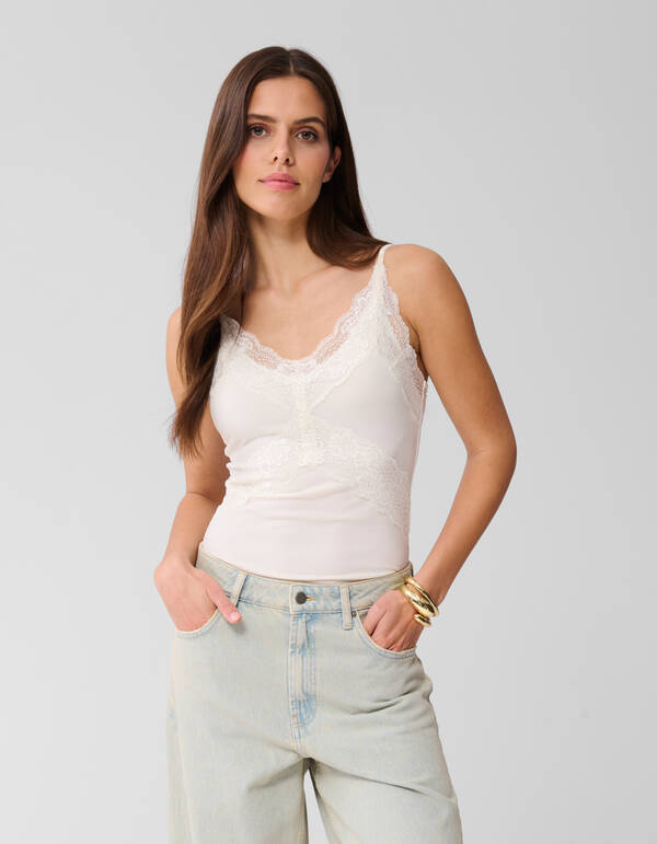 Spitzenbody Off White SHOEBY WOMEN
