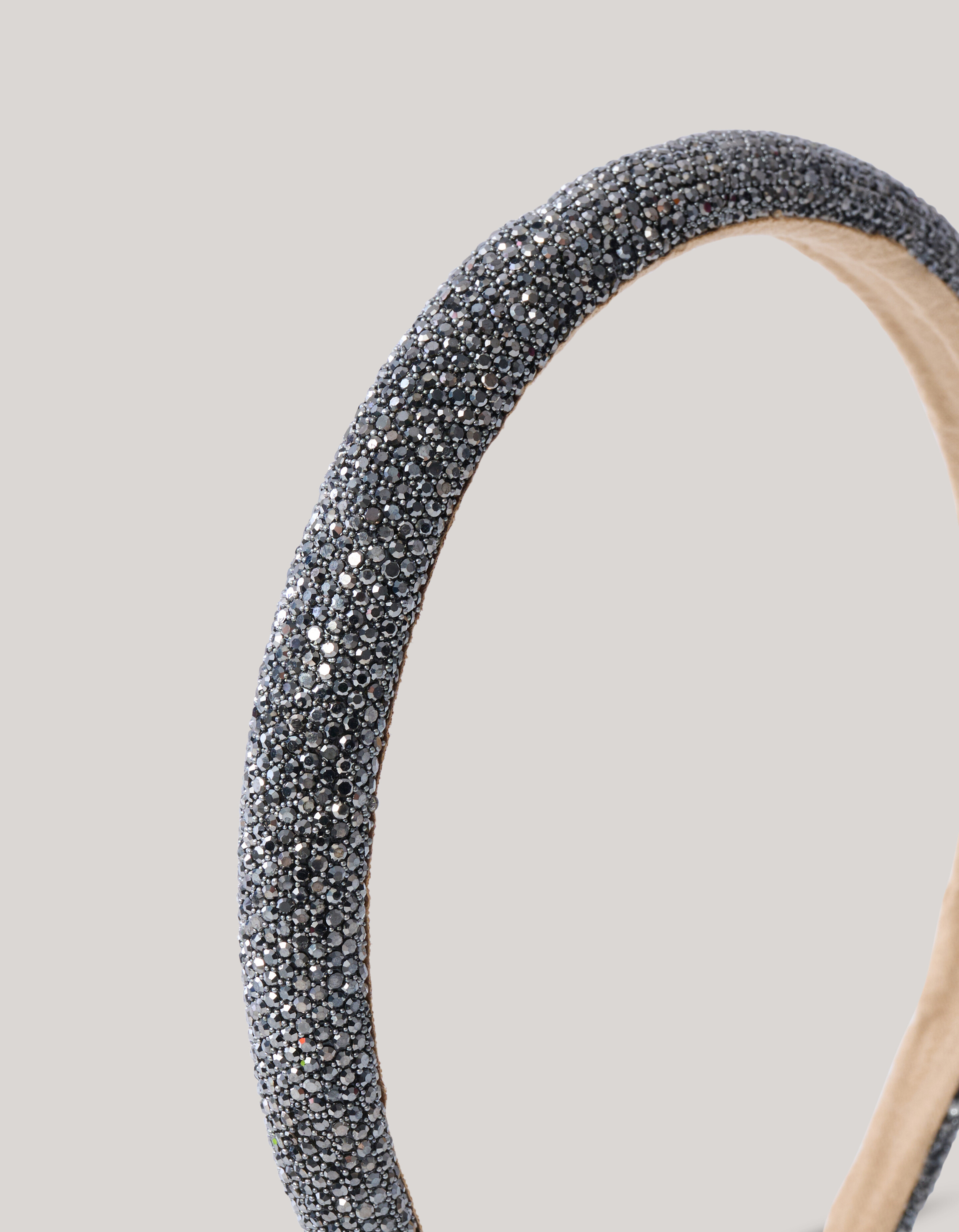 Strass Haarband Dunkelgrau SHOEBY ACCESSOIRES