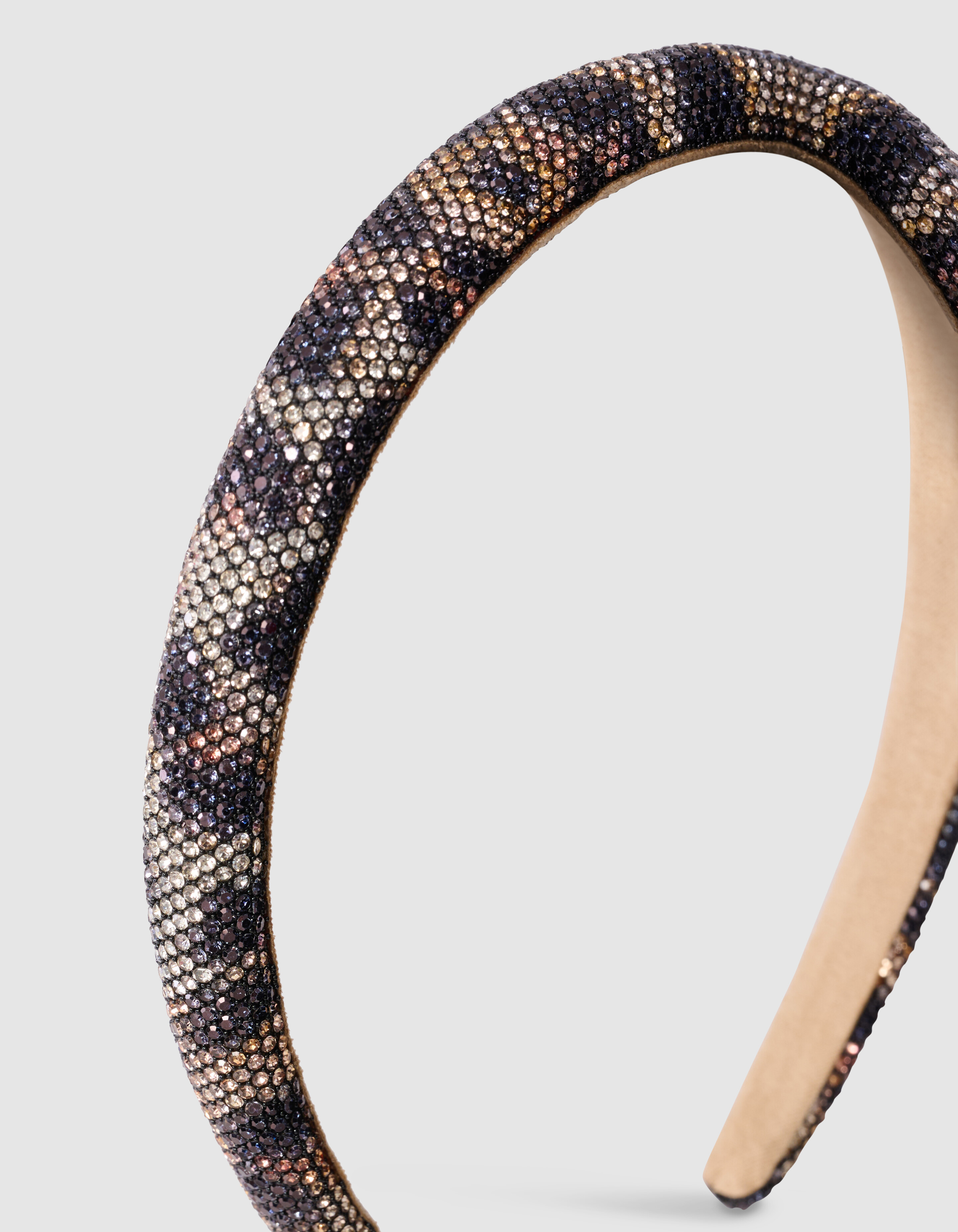 Strass Leopard Haarband Braun SHOEBY ACCESSOIRES