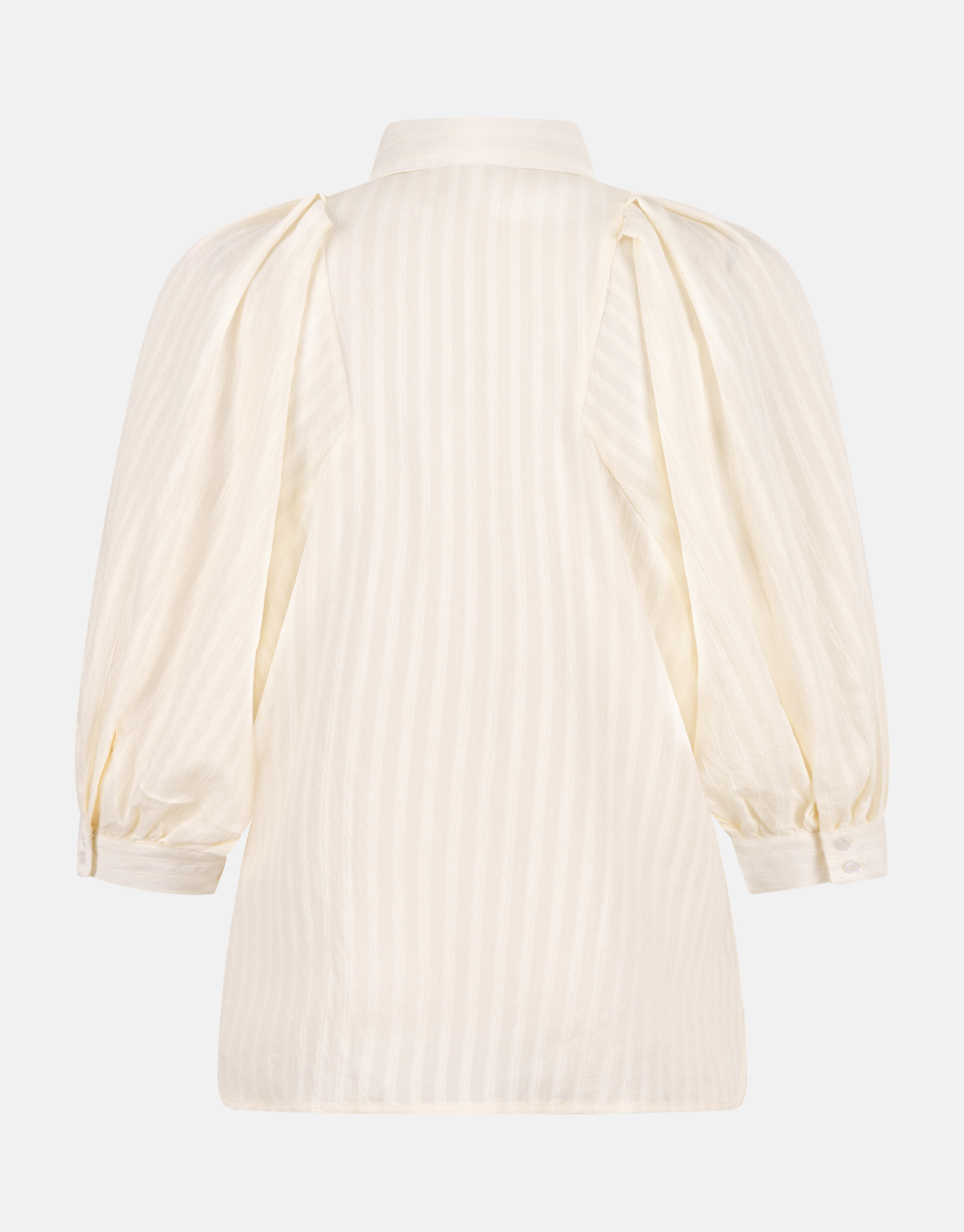 Bluse mit Reißverschluss und Streifen Off White SHOEBY WOMEN