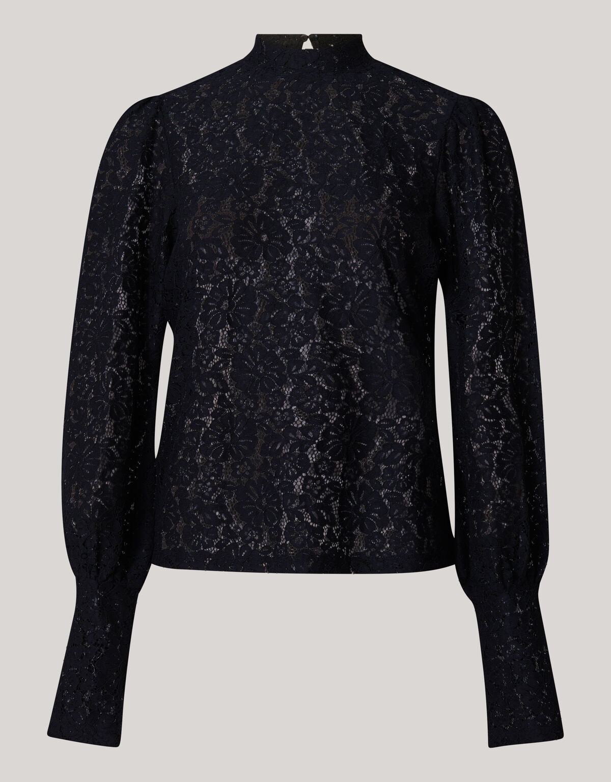 Zweifarbiges Spitzentop Schwarz SHOEBY WOMEN