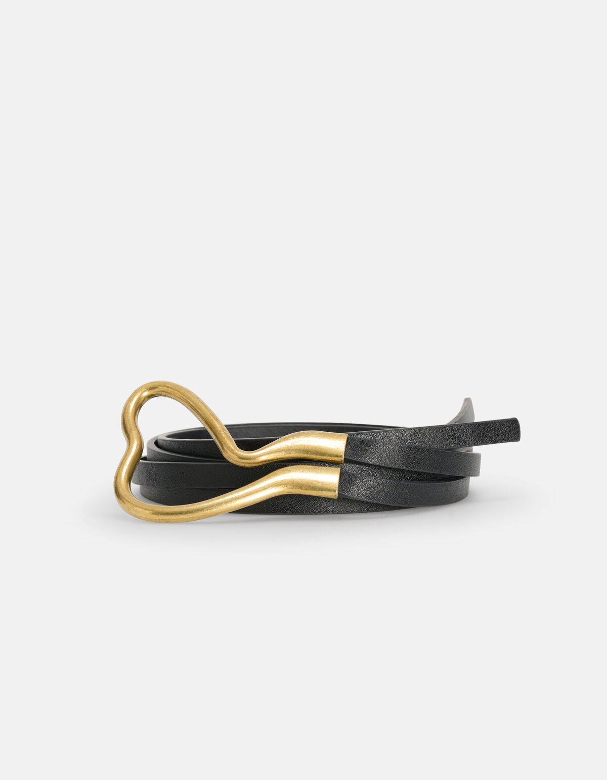 Gebundener Gürtel Schwarz SHOEBY ACCESSOIRES