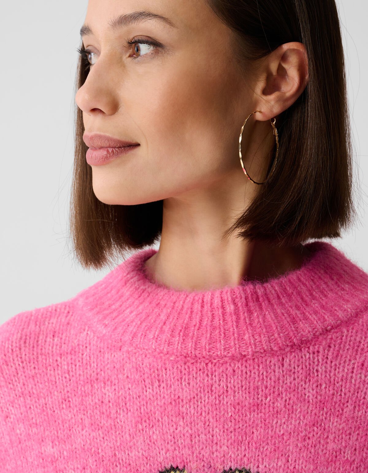Pullover mit Text-Artwork in Rosa SHOEBY WOMEN
