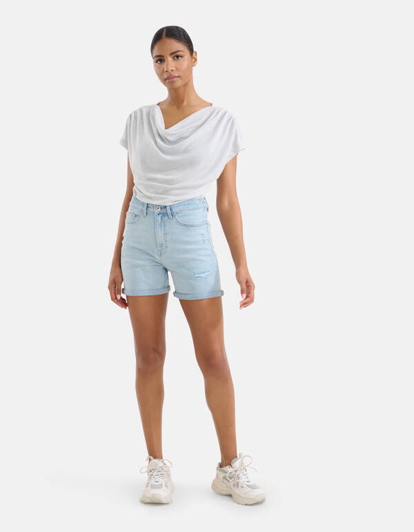 Denim Short gebleicht SHOEBY WOMEN