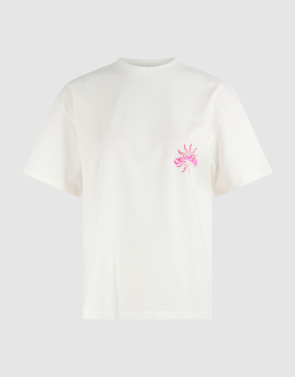Sun Artwork T-shirt Off White SHOEBY WOMEN