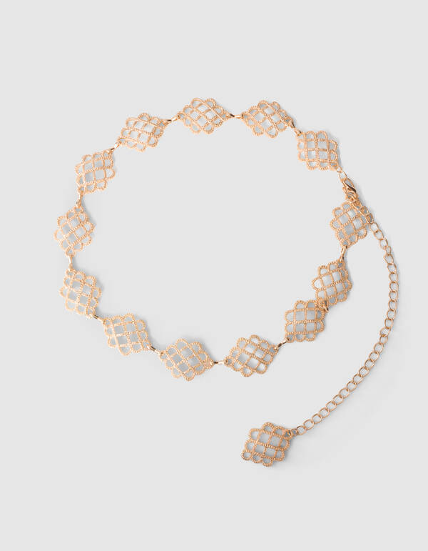 Vintage Chain G&uuml;rtel Gold SHOEBY ACCESSOIRES