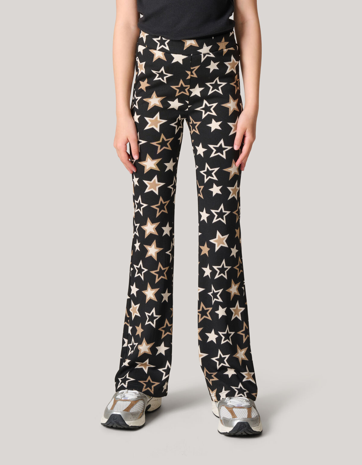 Bedruckte Schlagleggings Zwart SHOEBY GIRLS