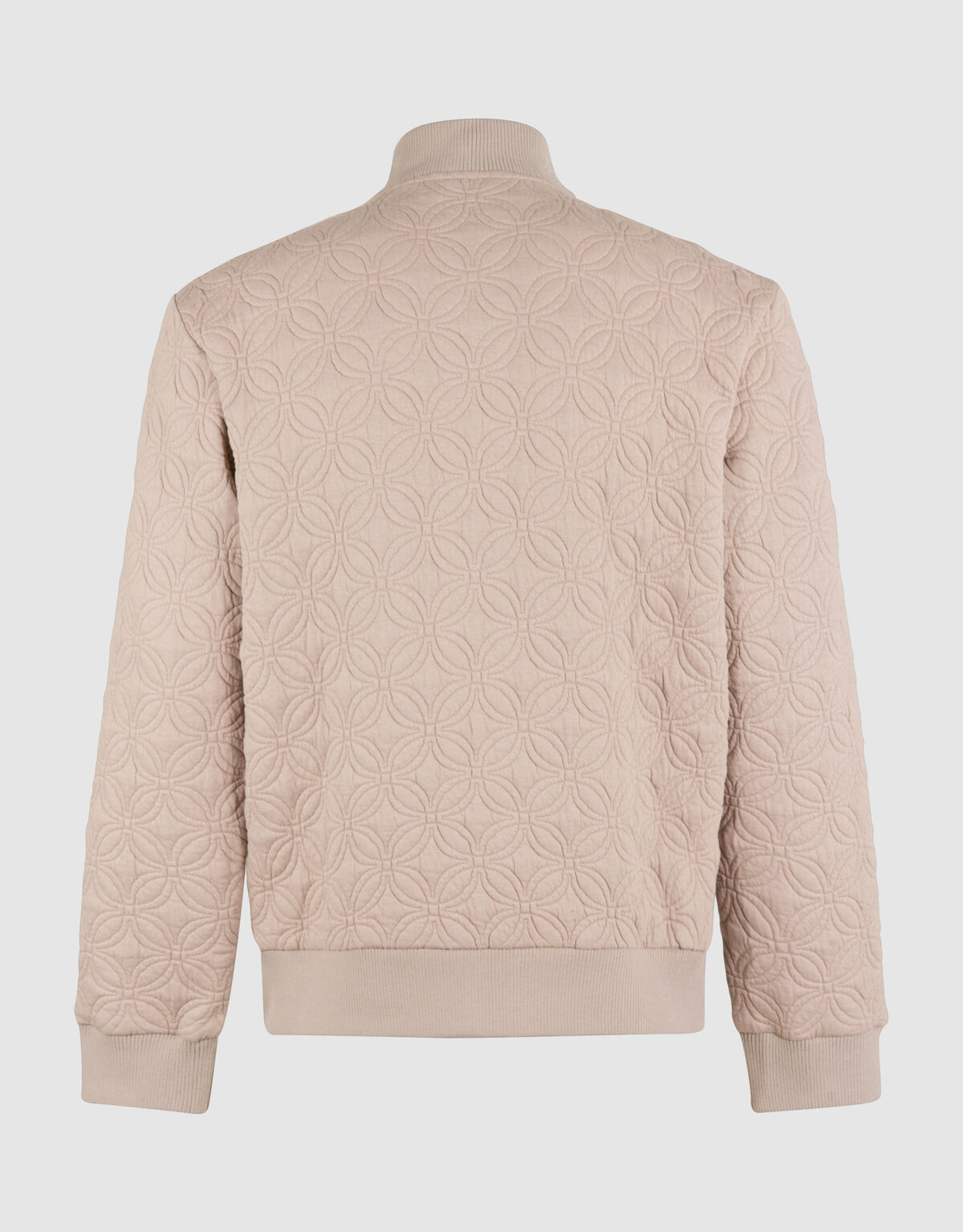 Stickerei Sweat Bomberjacke Hellbraun SHOEBY MEN